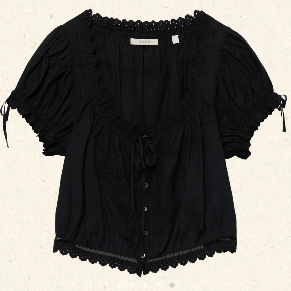 DÔEN Nera Top XXS in Black